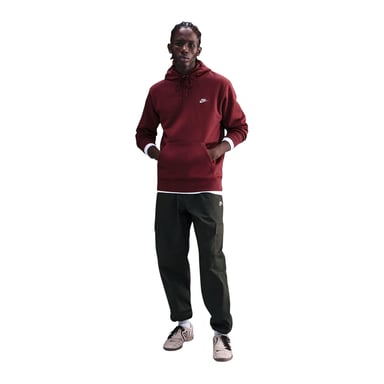 Nike Mens Club Fleece Pullover Hoodie (Team Red)