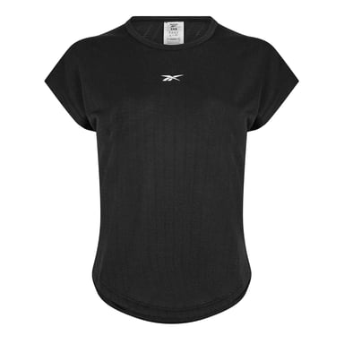 Reebok Womens/Ladies Chest Logo T-Shirt (Black)