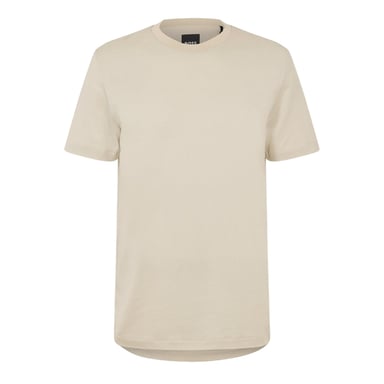 Boss Mens C-Thompson Ribbed Collar T-Shirt (White)