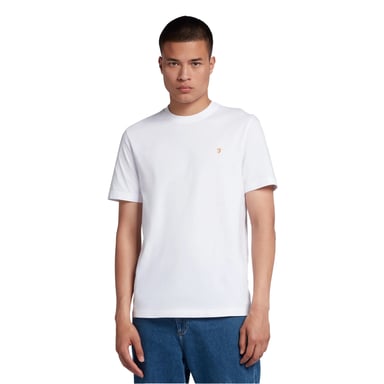 Farah Mens Logo Regular T-Shirt (White)
