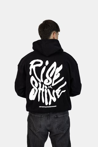 Crystal Paris Oversized Hoodie Shine