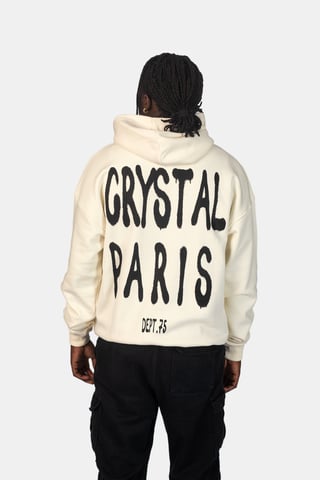 Crystal Paris Oversized Hoodie Spray