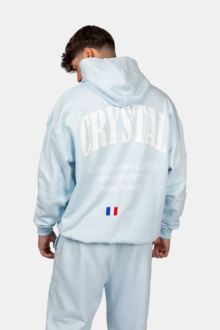 Crystal Paris Oversized Hoodie Champs