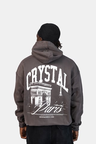Crystal Paris Oversized Hoodie Arc