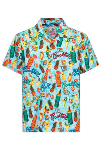 King Kerosin Herren Hawaii Hemd Tiki Cocktails