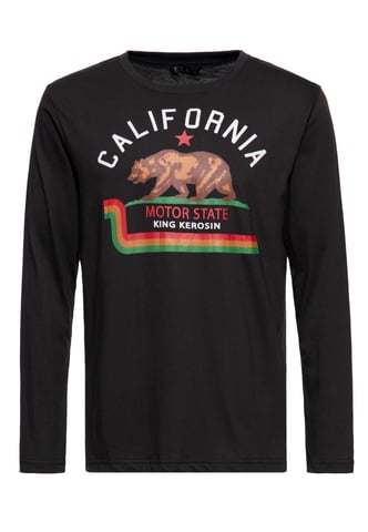 King Kerosin Herren Langarmshirt California