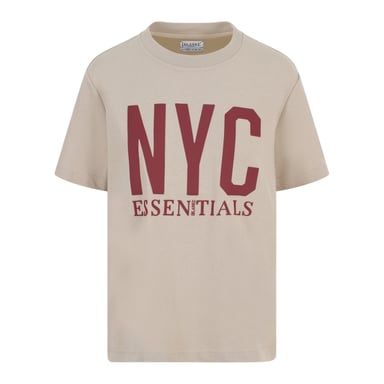 Blank Essentials Womens/Ladies Newyork Graphic Print T-Shirt (Summer Sand)