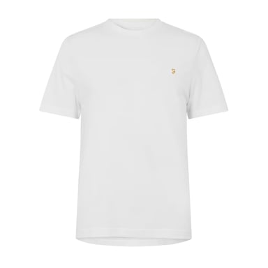 Farah Mens Harrow Short-Sleeved T-Shirt (White)
