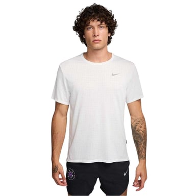 Nike Mens Miler Dri-FIT Crew Neck T-Shirt (White)