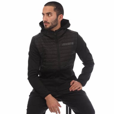 Mercier Mens Dynamic Full Zip Hoodie (Black)