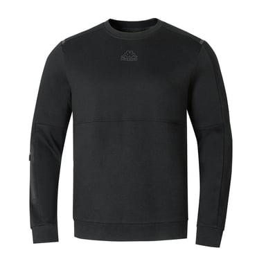 Kappa Mens Teddy Fleece Sweatshirt (Black)