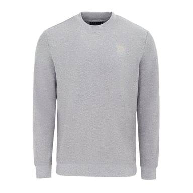 Howick Mens Logo Sweatshirt (Mid Grey Marl)