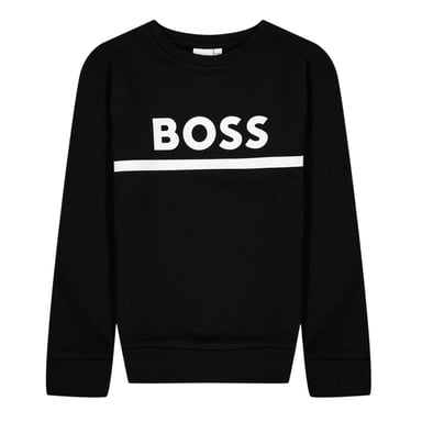 Boss Childrens/Kids Regular Sweatshirt (Black)