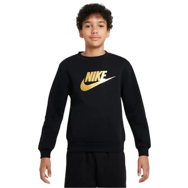 Nike Childrens/Kids Gold Logo Sweatshirt (Black)