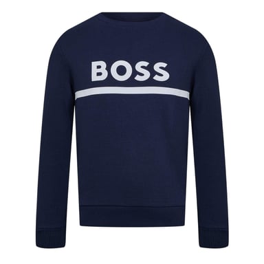 Boss Childrens/Kids Regular Sweatshirt (Navy)