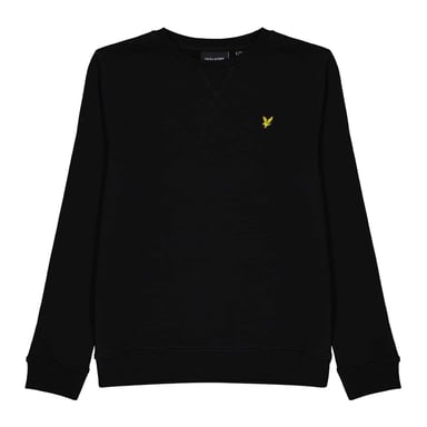 Lyle & Scott Childrens/Kids Embroidered Logo Crew Neck Sweatshirt (Jet Black)