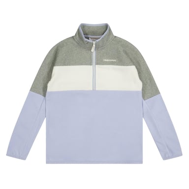 Craghoppers Childrens/Kids Linden Colour Block Zip Neck Regular Sweatshirt (Autumn/Grey Marl)