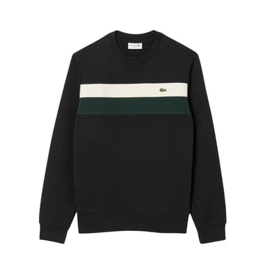 Lacoste Mens Colour Block Sweatshirt (Black)