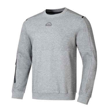 Kappa Mens Teddy Fleece Sweatshirt (Grey Marl Marl)
