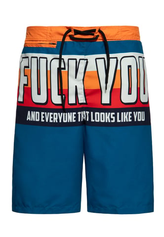 King Kerosin Herren Badeshorts Fuck You