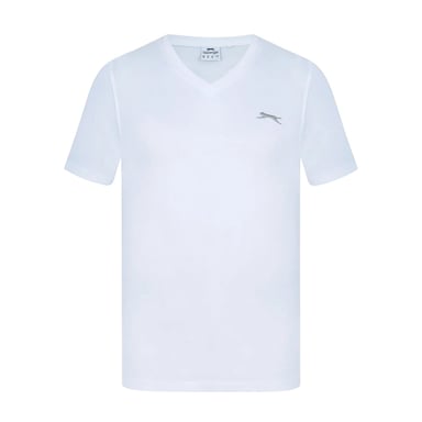 Slazenger Mens Embroidered Logo Cotton T-Shirt (White)