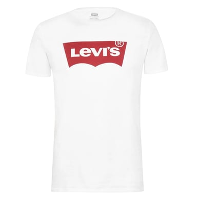 Levis Mens Batwing Logo T-Shirt (White/Red)
