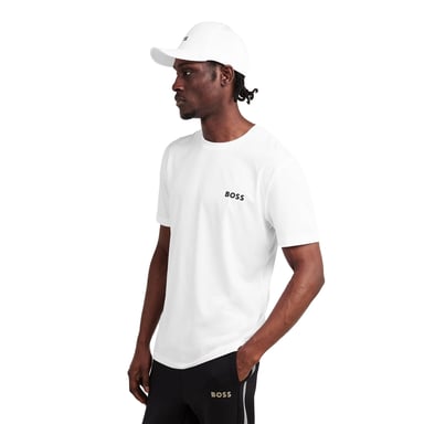 Boss Mens Competition Logo Crew Neck T-Shirt (White)