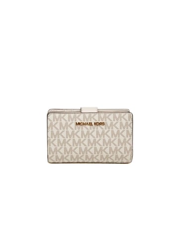 Michael Kors Wallet & Key Fob Light Cream Multi