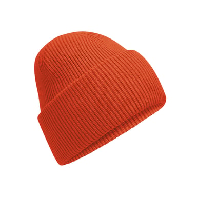 Beechfield Unisex Classic Engineered Crown Beanie voor volwassenen (Zonsondergang)