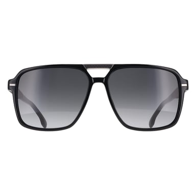 Hugo Boss BOSS 1766/S 807 9O matzwarte donkergrijze gradiënt zonnebril