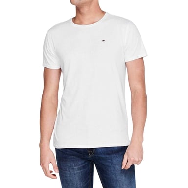 Tommy Jeans Mens Embroidered Logo Loose T-Shirt (White)