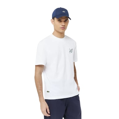 Lacoste Mens Heritage Organic Cotton T-Shirt (White)