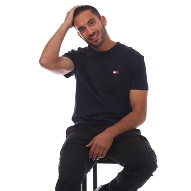 Tommy Jeans Mens Tonal Badge T-Shirt (Blue)