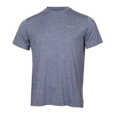 Calvin Klein Mens Striped Golf T-Shirt (Marine Blue)