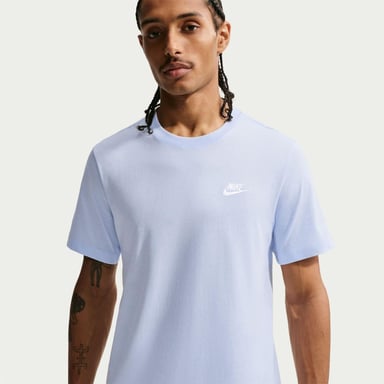Nike Mens Club T-Shirt (Hydro Blue)