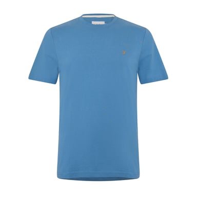 Farah Mens Harrow Short-Sleeved T-Shirt (Blue)