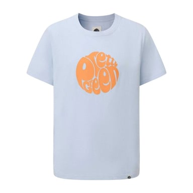 Pretty Green Mens Logo Cotton T-Shirt (Light Blue)