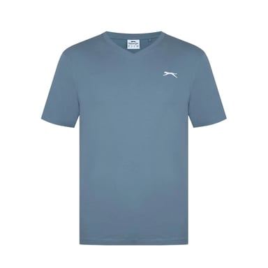 Slazenger Mens Embroidered Logo Cotton T-Shirt (Slate)