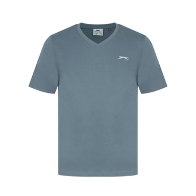 Slazenger Mens Embroidered Logo Cotton T-Shirt (Slate Blue)