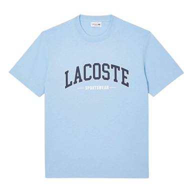 Lacoste Unisex Adult Arched Logo T-Shirt (Blue)