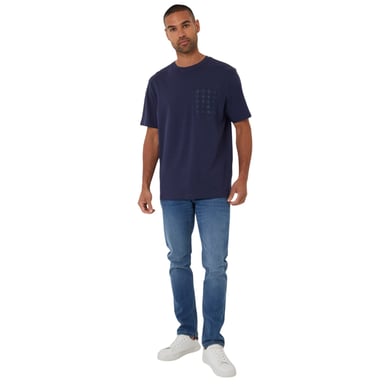 Threadbare Mens Hyde T-Shirt (Navy)