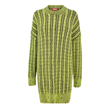 Diesel Womens/Ladies Pantse Maglia Sweater Dress (Green)