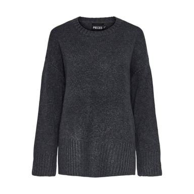 Pieces Unisex Adult Drop Shoulder Relaxed Fit Jumper (Magnet)