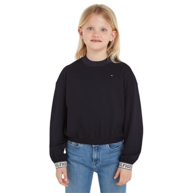 Tommy Hilfiger Childrens/Kids Tape Crew Neck Jumper (Desert Sky)