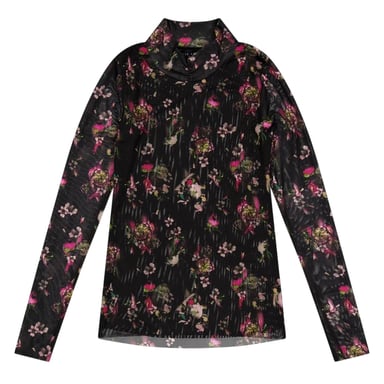 Ted Baker Womens/Ladies Flowers High-Neck Top (Black)