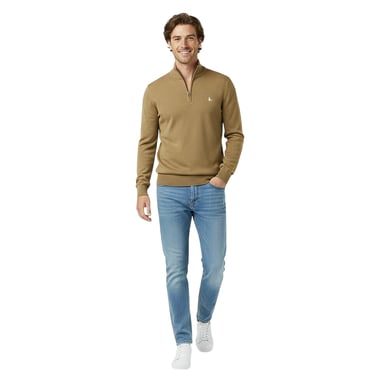 Jack Wills Mens Funnel Neck Jumper (Fawn)
