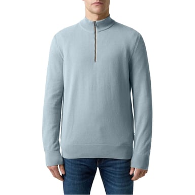 Boss Mens Ebrando-P Knitted Half Zip Jumper (Pastel Blue)