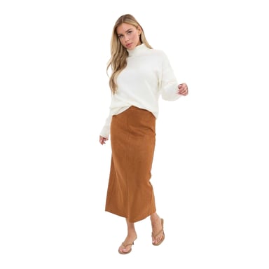 I Saw It First Unisex Adult Roll Neck Jumper (Cream)