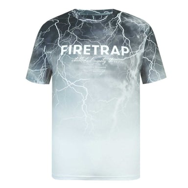 Firetrap Mens Sub All-Over Print T-Shirt (Dark)