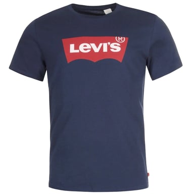 Levis Mens Batwing Logo T-Shirt (Navy/Red)